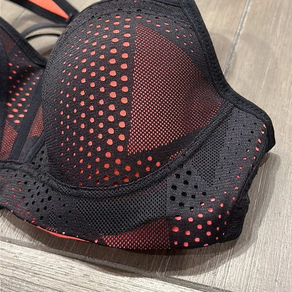 Panache Black & Coral Sport Bra - Picture 4 of 10